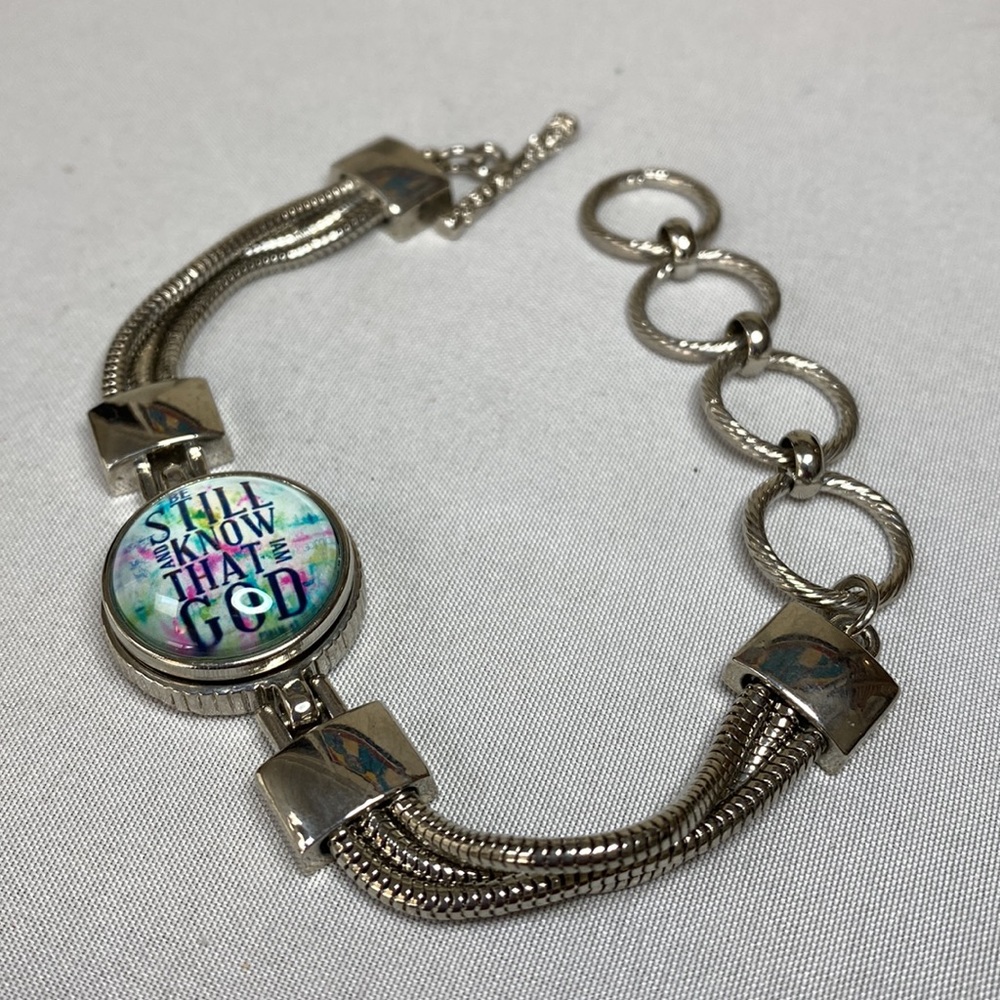 Faith God based toggle bracelet
